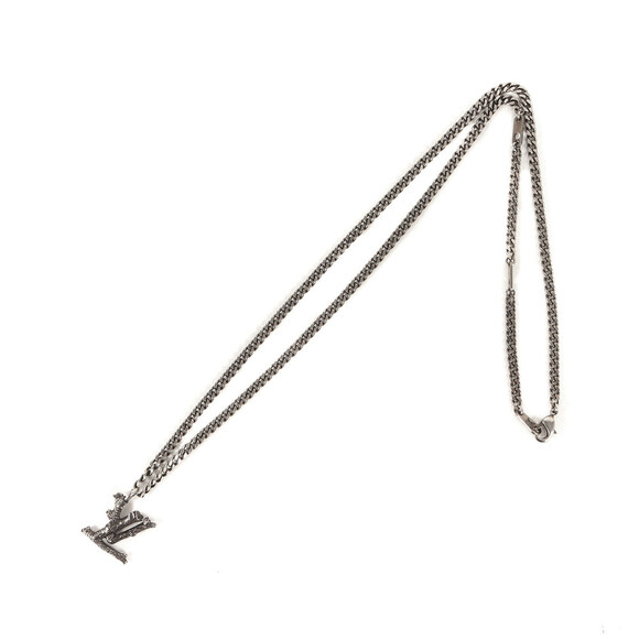 LOUIS VUITTON Silver Necklace - Picture 3 of 5